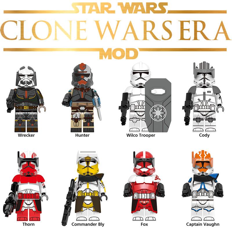 The Wars Star Clone Wars Building Block Cody Fox Vaughn Kid Assembled Toy Puzzle