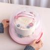 Round Plastic Cake Box 8/10 Inch Cake Case Cake Carrier Cake Container  Picnic