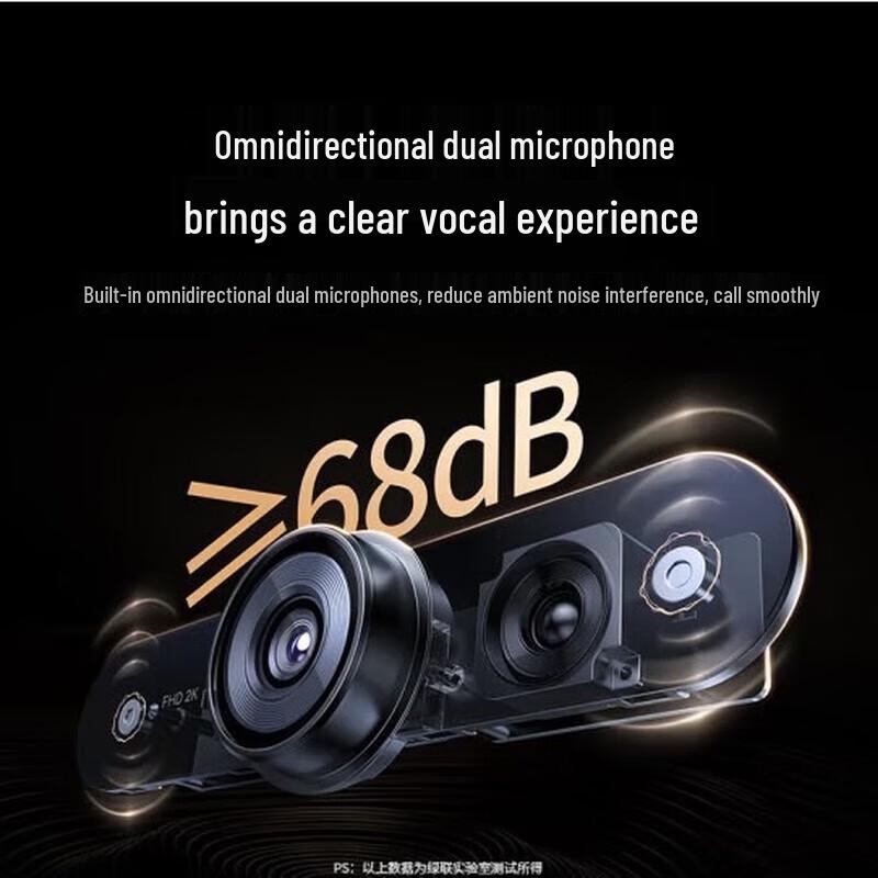 Ugreen CM797 2K HD USB Webcam with Dual Mics & Speaker