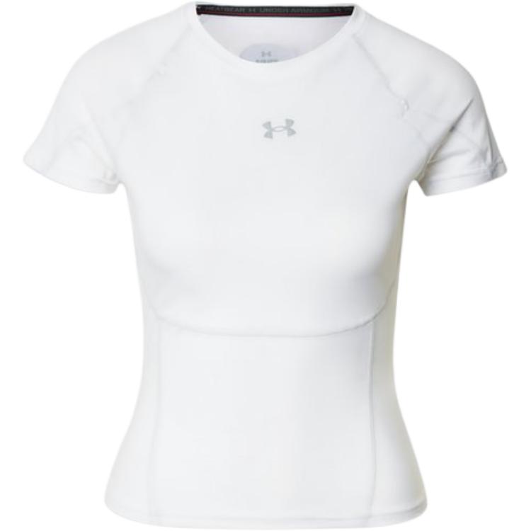 Under Armour Pullover Logo Graphic Short Sleeve T-Shirt Women tops 6015368-100 M