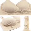 Pregnant Women's Front Buckle Cross Gather Anti-sagging Nursing Bra Large Breast Adjustment Underwear