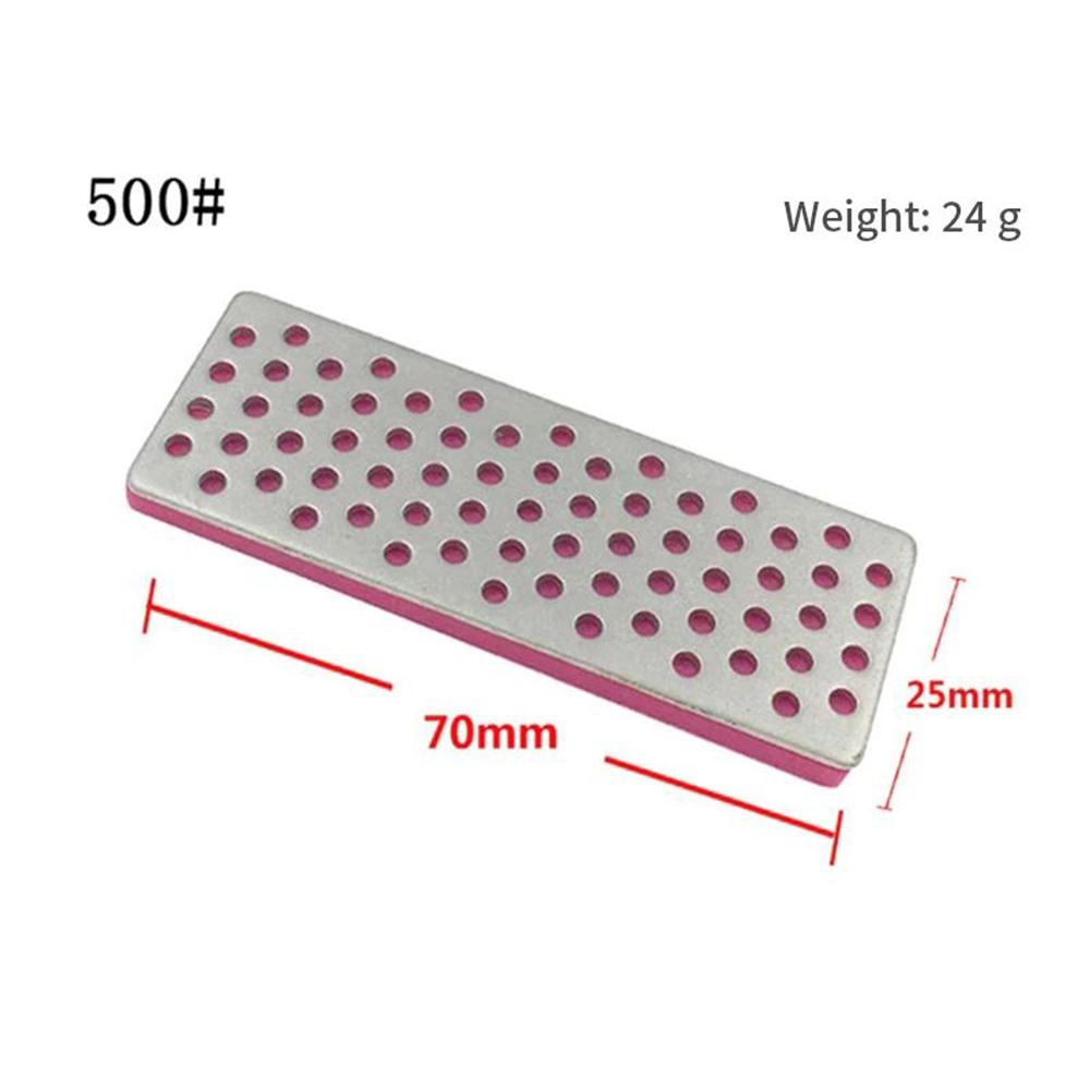 4Pcs/Set 240 360 500 1000 Grit Diamond Sharpening Stone Backed Whetstone Blocks For Ski Edge Sharpener