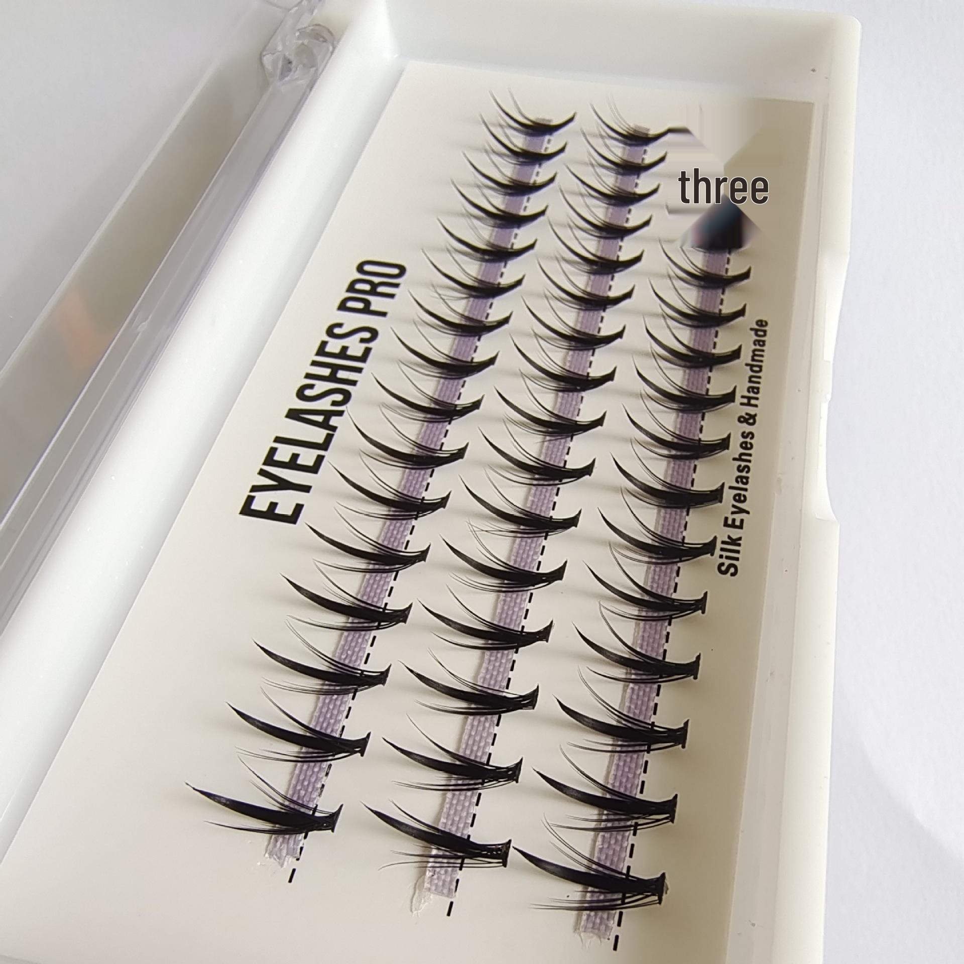 

Segmented False Eyelashes MU002 for Makeup Artists 12mm