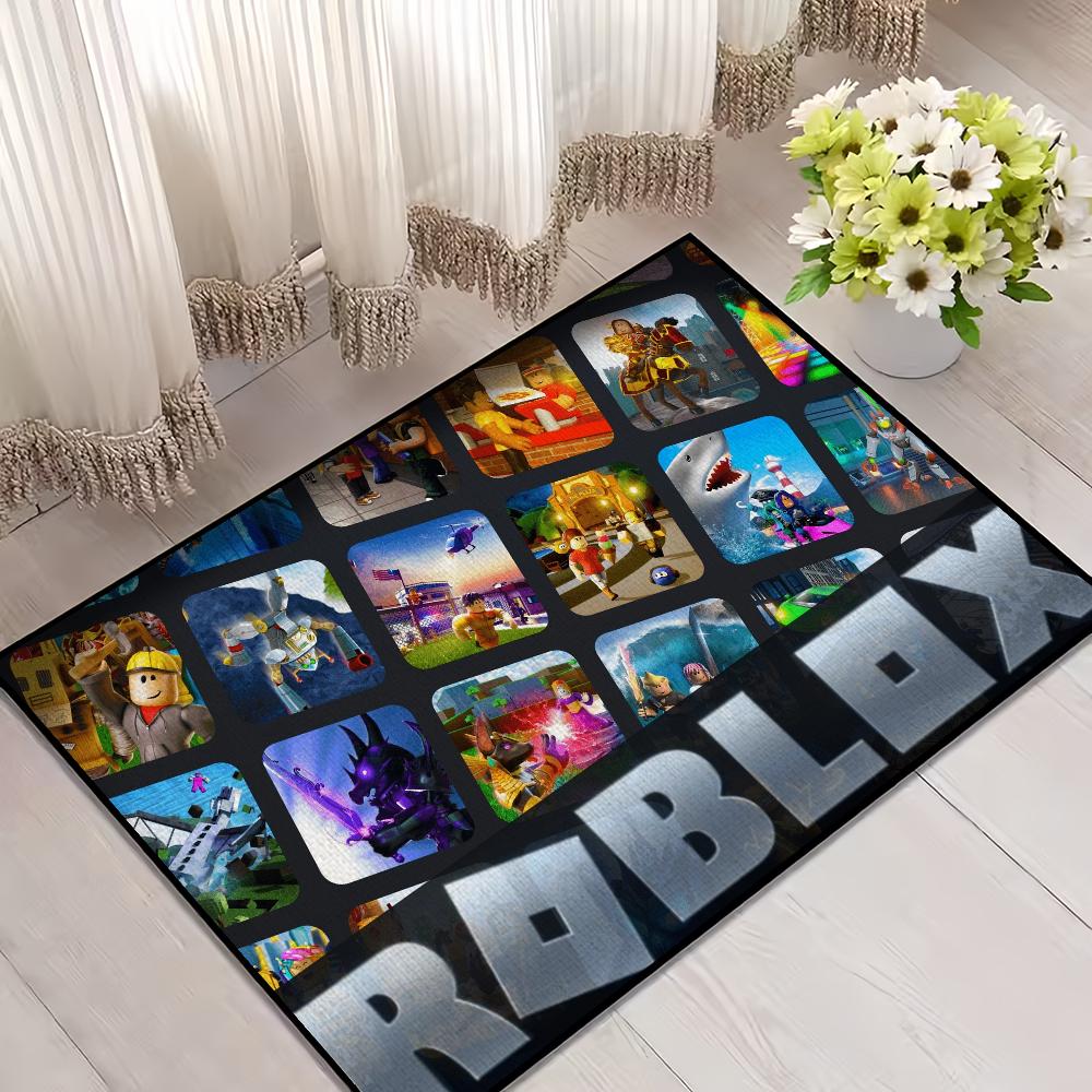 Hor Game R-Robloxs Chladný Malý Koberec Pro Dekoraci Domu Ložnice Kuchyně Koupelny Super Absorpční Předložka Koberec Noha Protiskluzový