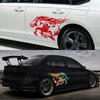 2PCS Car Door Side Stickers Artistic Horse Pattern Vinyl Decals Automotive Tuning Decoration Accessories For Cars Trucks SUVs