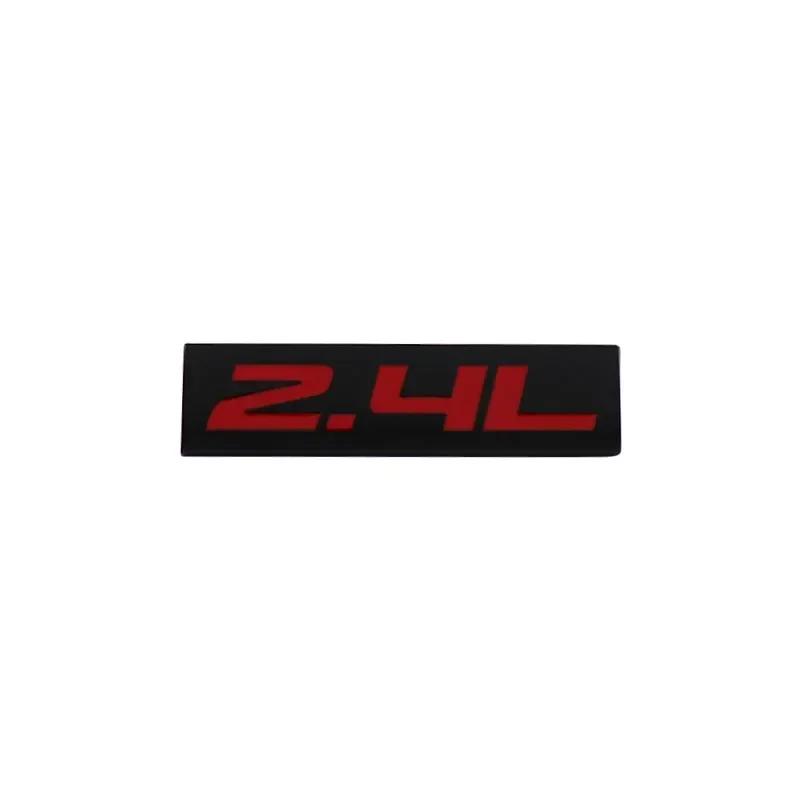 Premium 2.4L 2.4 L Car Engine Hood Fender Trunk Tail Rear Bonnet Nameplate Decal Emblem Sticker Badge for Universal
