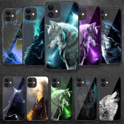 Θήκη τηλεφώνου Wolf Tempered Glass για iPhone Samsung Galaxy OnePlus Oppo Xiaomi Redmi Note SA 7 8 9 10 11 12 13 14 20 21 22 53 Pro Max Plus Ultra