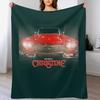 New Christine Horror Movie Throw Blanket Blankets For Sofas Kid'S Custom Nap Blankets