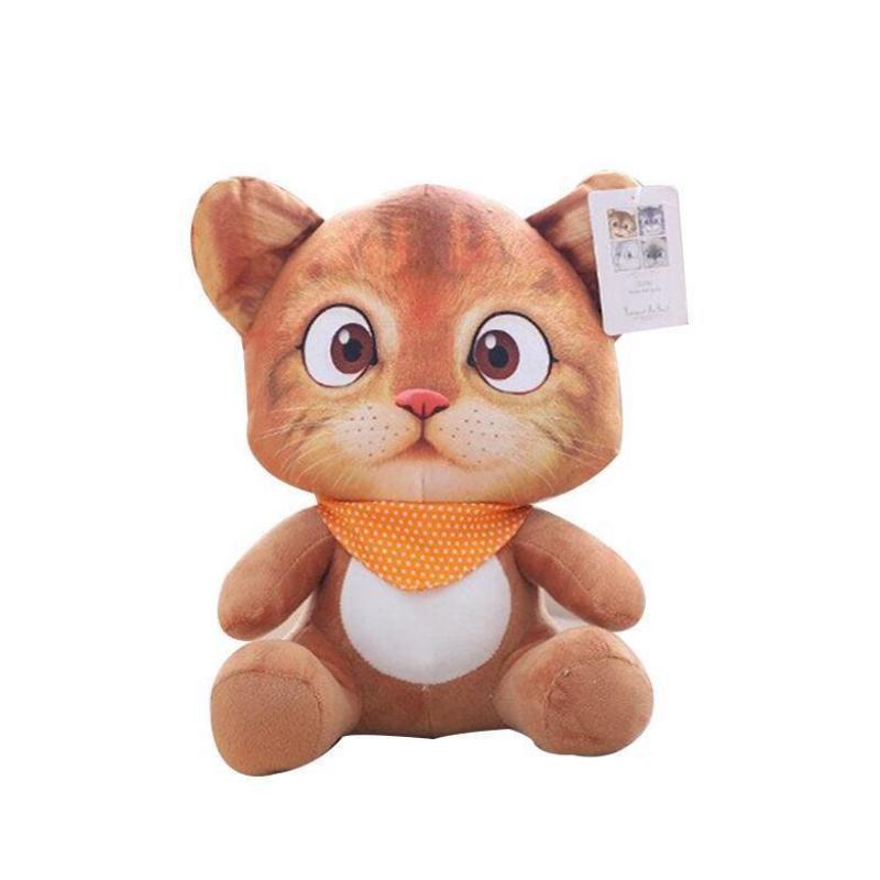 Japanese Long Tomato Cat Plush Toy Pillow Cute Stuffed Animal With Soft Pp Cotton Fill