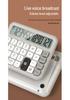 Q15Q16 Financial Calculator with Voice Function, Large Screen & Buttons for Office Use
