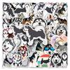 50 Alaska Graffiti Sticker Personalisierte Cartoon Niedlicher Hund Dekoration Handy Wasserbecher Guka Sticker