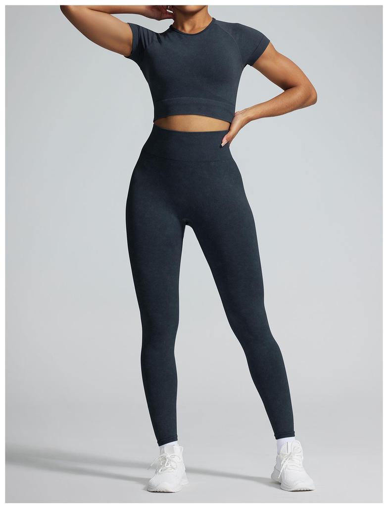 European High-Waist Peach Butt Lift Yoga Pants - Quick Dry, Slimming & Tight Fit for Running & Fitness