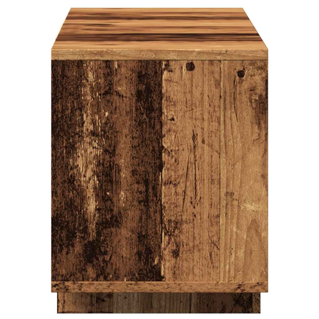 Vidaxl Szafka Tv, Stare Drewno, 120X30X40,5Cm, Materiał Drewnopochodny