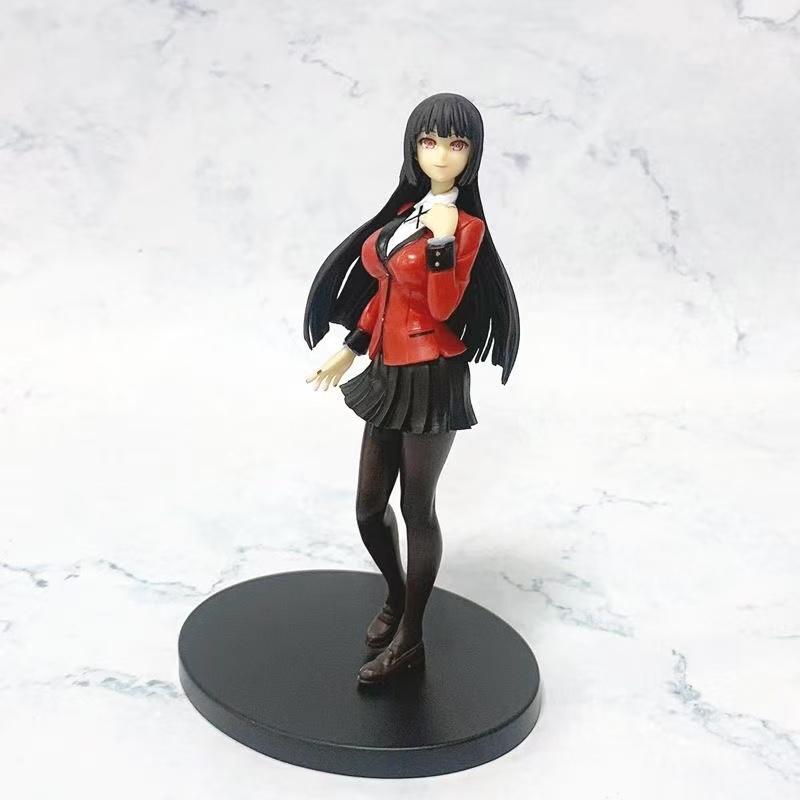 17cm Yumeko Jabami Anime Figure ARTFX J Kakegurui Jabami Yumeko Action Figure Kakegurui Meari Saotome Figurine Model Doll Toys