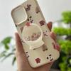 Cute Cartoon Style Christmas Crystal Ball Animal Rattle Phone Holder For iPhone Cases Desktop Foldable Phone Stand