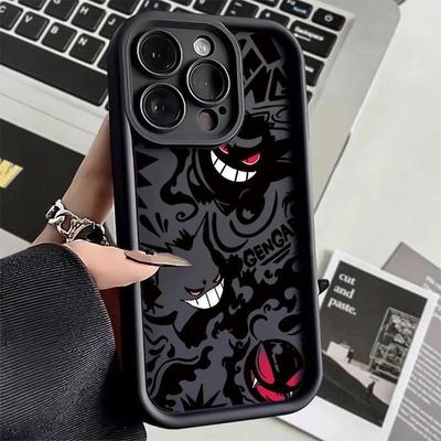 Husă de Telefon Pokemon Gengar pentru iPhone 15 14 13 12 Mini 11 Pro Max XS X XR 8 7 6S 6 Plus SE 2020 Husă Antishock din Silicon Lichid