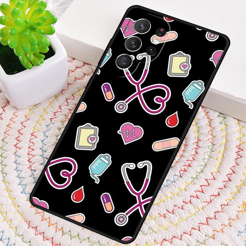 Funny I Love Nursing Phone Case for Samsung Galaxy note 10 pro S26 Ultra S23 S24 FE S25 S21 S22 PLUS shockproof Cove