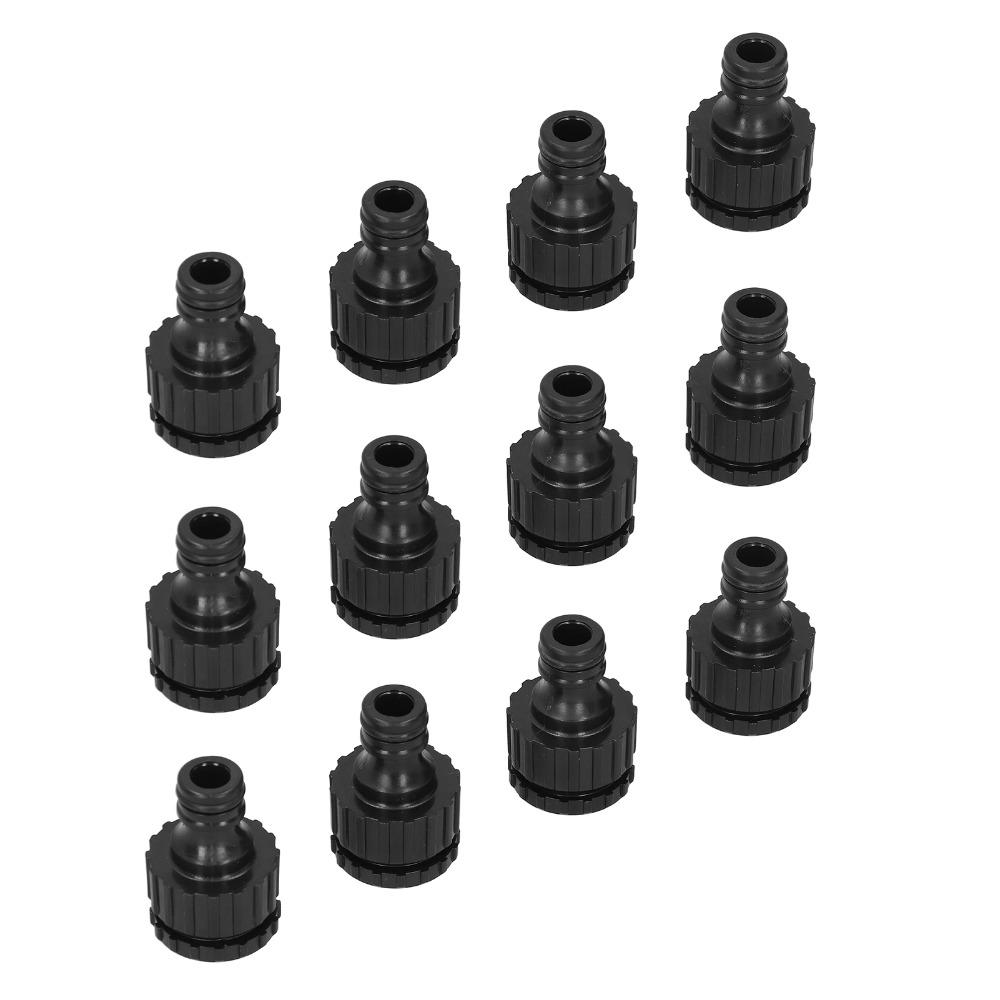 12PCS Reusable Garden Hose Adapter Hose Connector Fittings Sprinkler Connection