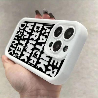 Προσαρμοσμένη Αγγλική Μαλακή Θήκη για iPhone 15/14 Pro Max, 13, 12, 11, XS/XR, 8, 7, 6 Plus