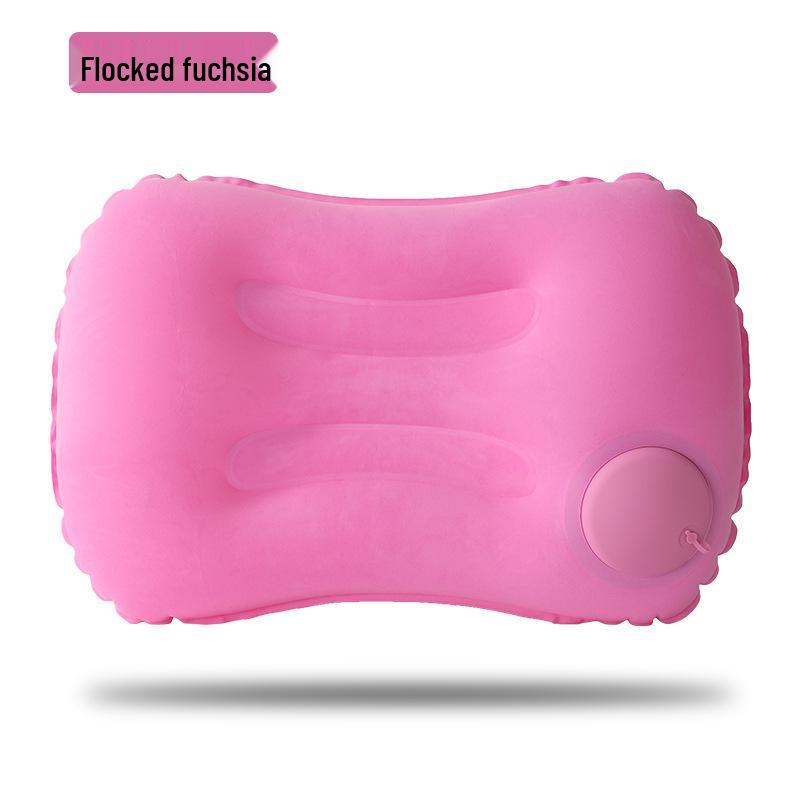 Inflatable U-Shaped Travel Pillow Set: Portable Neck Support for Airplane Journeys