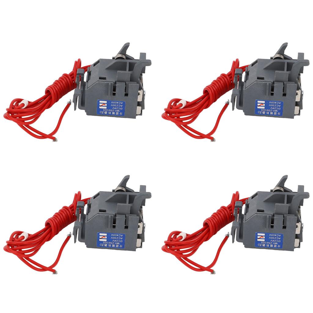 4PCS Shunt Trips Shunt Release Device Circuit Breaker Auxiliary Contact Accessories Left Mounting AC