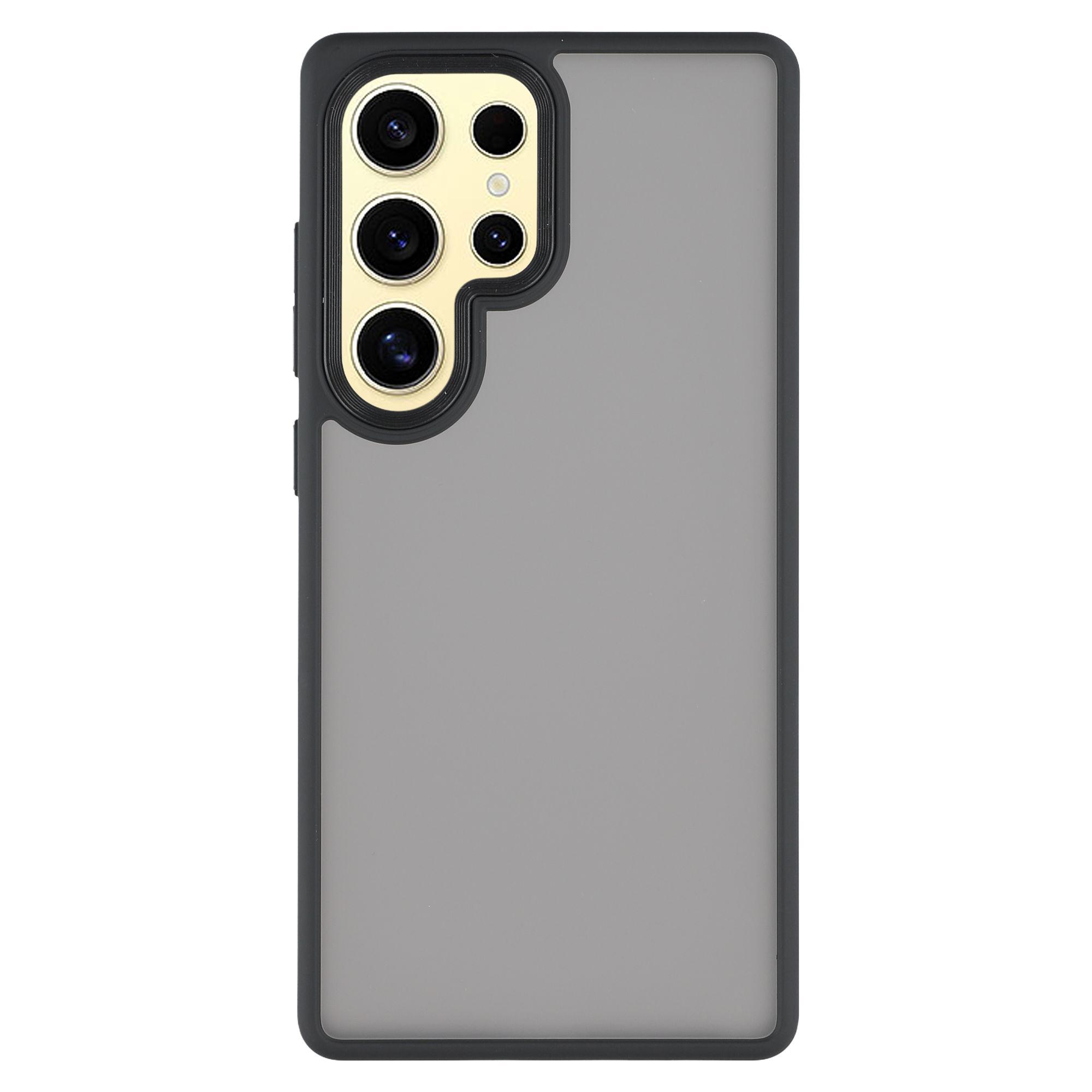 

Чехол-накладка для Samsung Galaxy S25 Ultra, матовый, против царапин, ПК+ТПУ, задняя крышка телефона Black