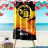 BSC Young Boys Print Beach Towel, Large Soft Quick Dry Towel for Beach Camping Swimming