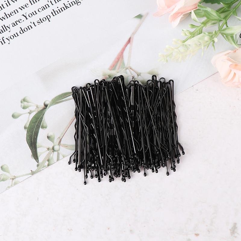 

100 шт свадебные заколки для волос заколки черные боковые проволочные папки инструменты для укладки волос чёрный