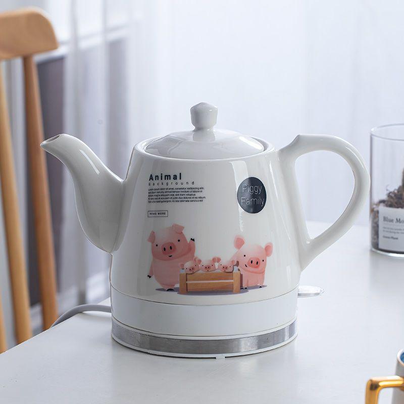 Ceramic Electric Kettle with Auto Power-Off, Large Capacity for Brewing Tea At Home