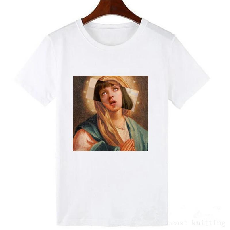 Neuestes Mode David Michelangelo Bedrucktes Grafik-T-Shirt Statue Kaugummi kauend Mode-Print Lustiges Harajuku-T-Shirt