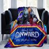 1pc, Disney Pixar Onward Merchandise: Blue Home Decor Blanket Perfect for Couch, Bedroom, Living Room, Travel, Camping