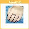 Korean Style Heart Shaped Arrow Ring Adjustable Open Toe S925 Silver Jewelry