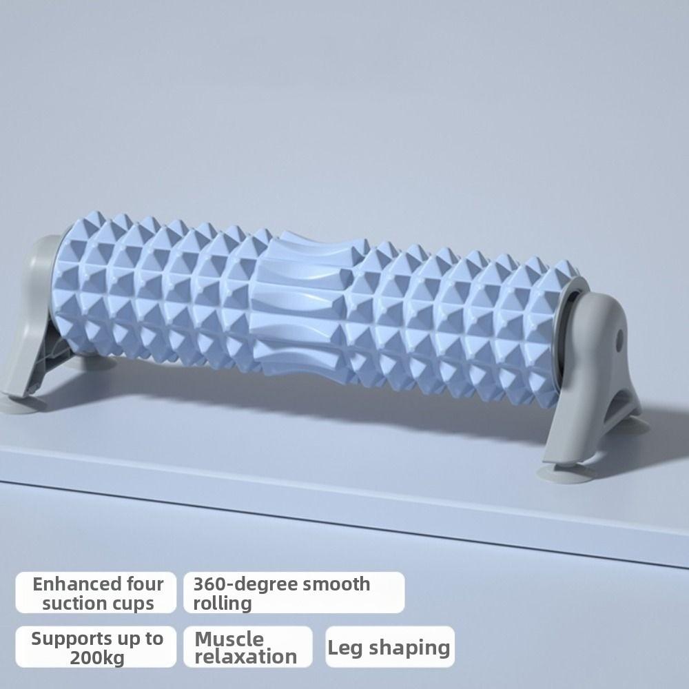 Non-Slip Suction Cup Foam Roller Stable Deep Back Stretching Roller Yoga Practice
