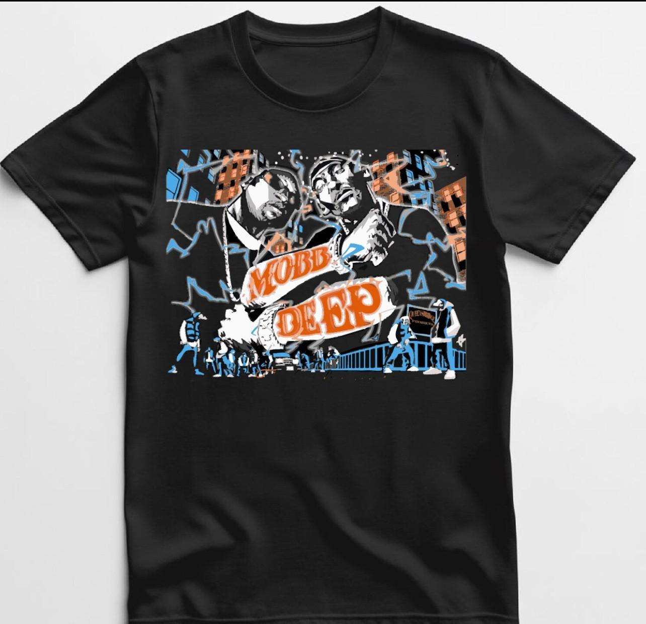 Prodigy Of Mobb Deep Classic T Shirt New S-5XL Rap Hop Hop Promo Mech 2025 S разноцветный