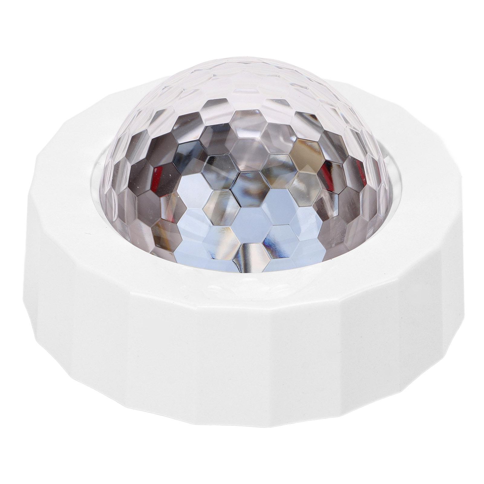

USB Ceiling Projector Lamp 3 Light Colors Sound Activated Dome Interior Decoration Universal for