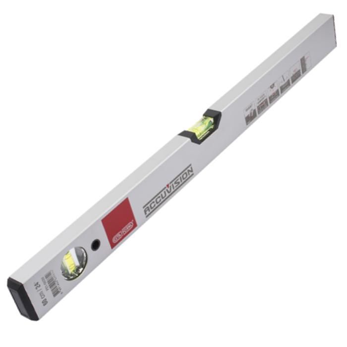Niveau à bulle magnétique professionnelle de 60cm de long, aluminium