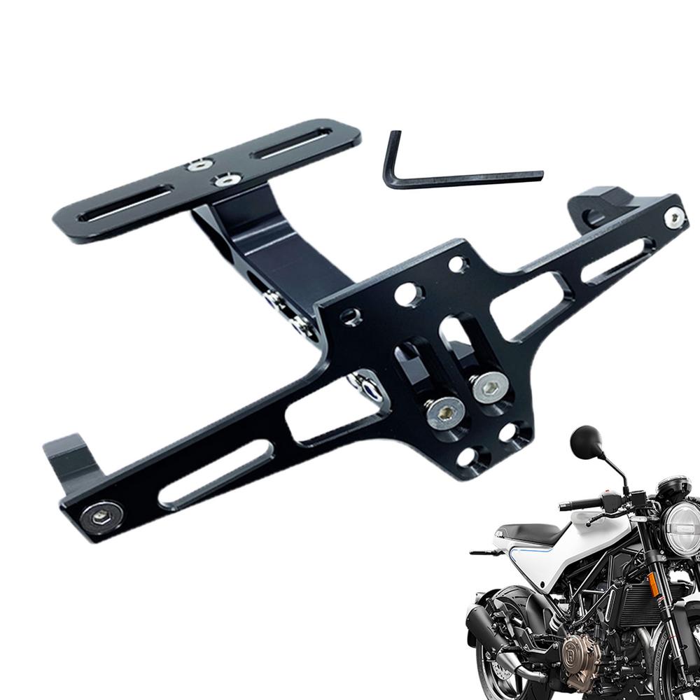 

Держатель номерного знака мотоцикла, алюминиевый задний кронштейн номерного знака мотоцикла, рамки номерного знака, облегченный задний фонарь чёрный