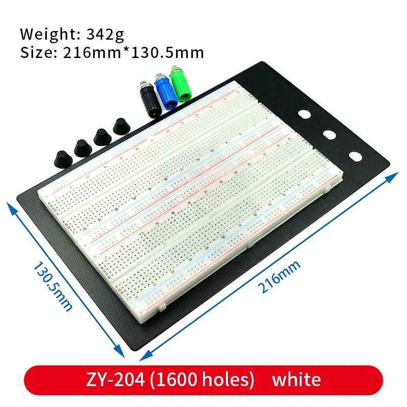 Steckbrett 400 700 750 830 Löcher MB-102 Lötfreie PCB Mini Test Board ZY-204 1600pts Prototyp Board Jumper Draht Kabel DIY Kit