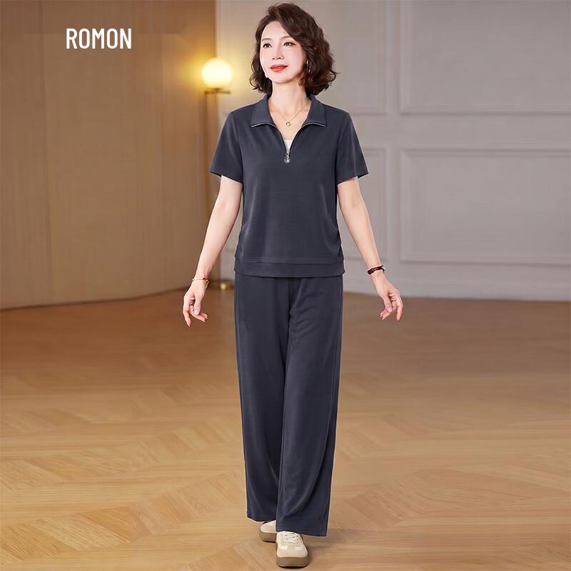 Romon Women s Casual Summer Two-Piece Set XL