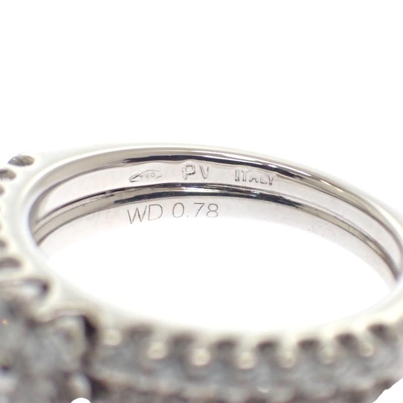 Ponte Vecchio  #9(JP Size) ring K18 white gold Women