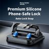 SEAMETAL Dashboard Car Phone Holder 360 Rotation Navigation Bracket Non-slip Silicone Mount Parking Phone Number Plate