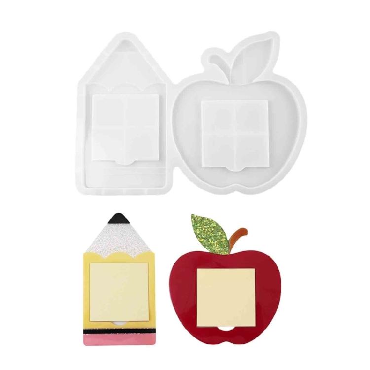 Silicone Moulds Easy Demolding Molds Sticky Note Shape Epoxy Resin Molds Sticky Note Frame Molds Suitable for Frames