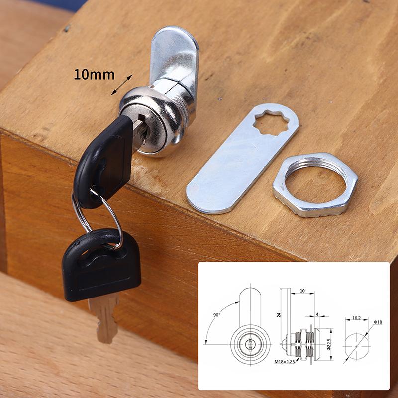 

Cabinet Door Lock Desk Cabinet Lock Metal Alloy Cylinder With 2 Keys Security Lock Furniture Cabinet Storage For Home Office