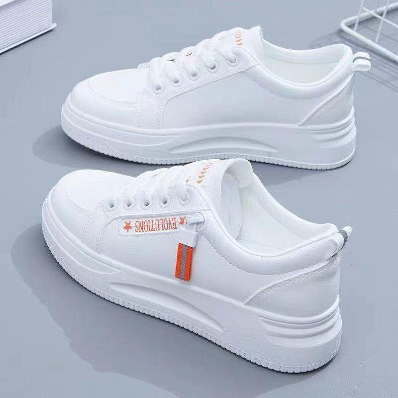 Student sports and leisure little white women's shoes spring and autumn shoes board shoes
