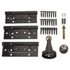 5 Inch Door Hinge Kit with Magnetic Door Stop Metal Quiet Strong Load Bearing Door Hinge for Bedroom