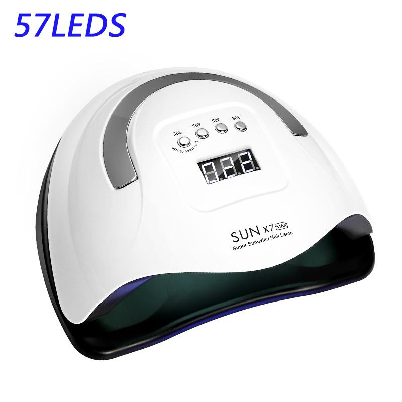 SUN X10 Max UV LED Nail Lamp For Fast Drying Gel Nail Polish Dryer 66LEDS Home Use Ice Lamp With Auto Sensor For Manicure Salon