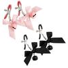 1 Pair Breast Clamp Increase Joy Arouse Emotions Prolong Climax Erotic Feeling Flirt Bow Bell Black Pink Nipple Stimulator Women Supply