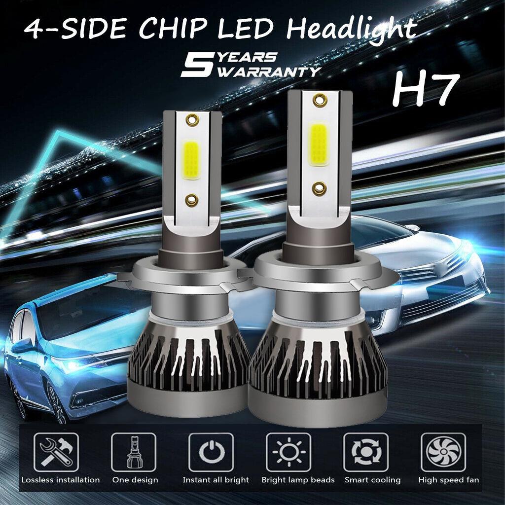 

1шт Автомобильные фонари H4 H8 9005 COB Led Автомобильный фара Лампа Hi-Lo Beam 8000LM 6000K Автоматическая фара 9V-32V