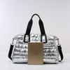 A Solid Color Bright Surface Sports Fitness Bag Shoulder Bag, Fashion, Large Capacity, Excellent Feel, Waterproof