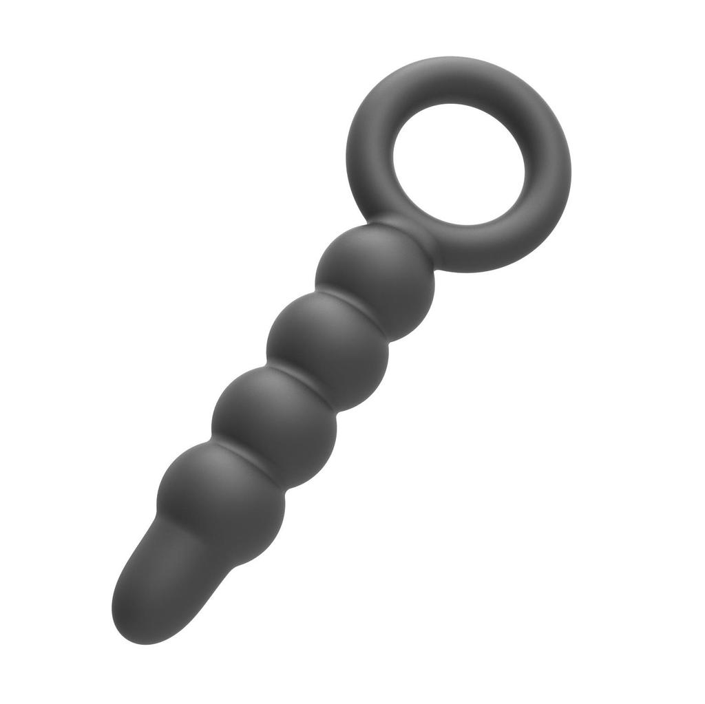 Rear Pull Ring Bead Anal Dilator for Female Masturbation and Deep Insertion